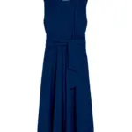 Kleid mit gekreuztem Ausschnitt